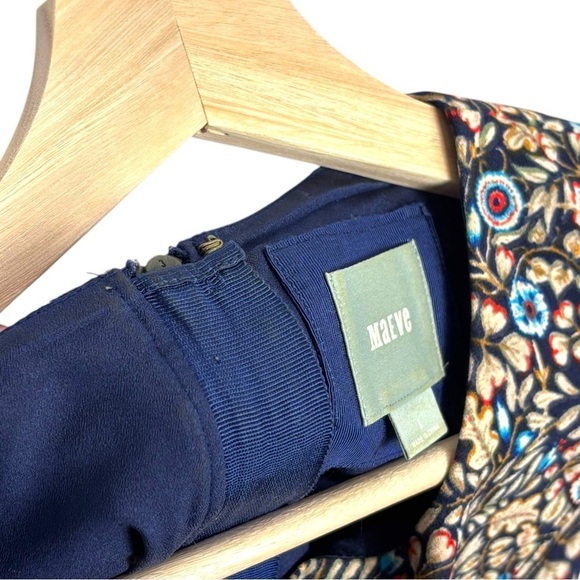 ANTHROPOLOGIE MAEVE BRINDLE FLORAL SLEEVELESS FITTED SHEATH DRESS - Picture 13 of 16